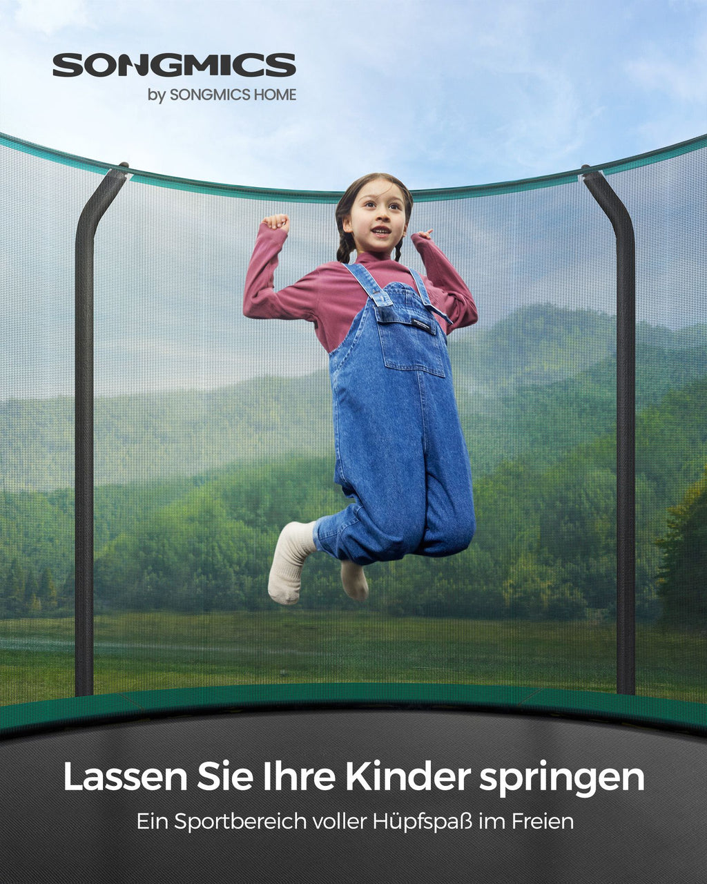 Trampoline - Round - with fed frame