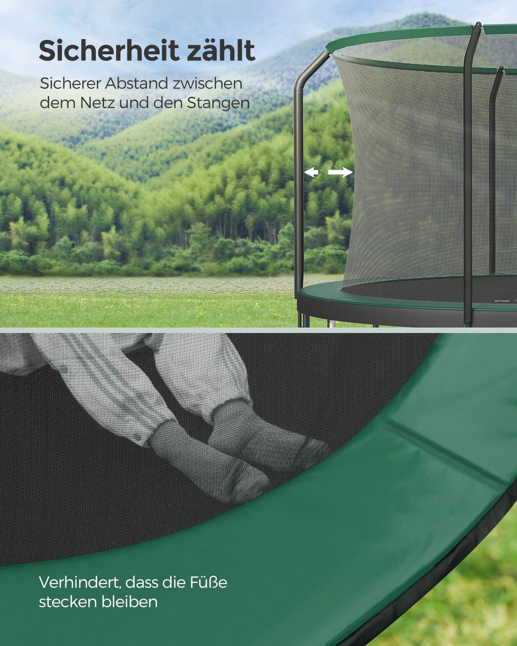 Trampoline - Round - with fed frame
