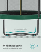 Trampoline - Round - with fed frame