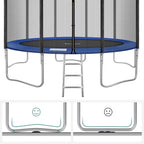 Trampoline - Round - Ø 427 cm - With ladder and safety net