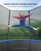 Trampoline - Ø 244 cm - Black/blue