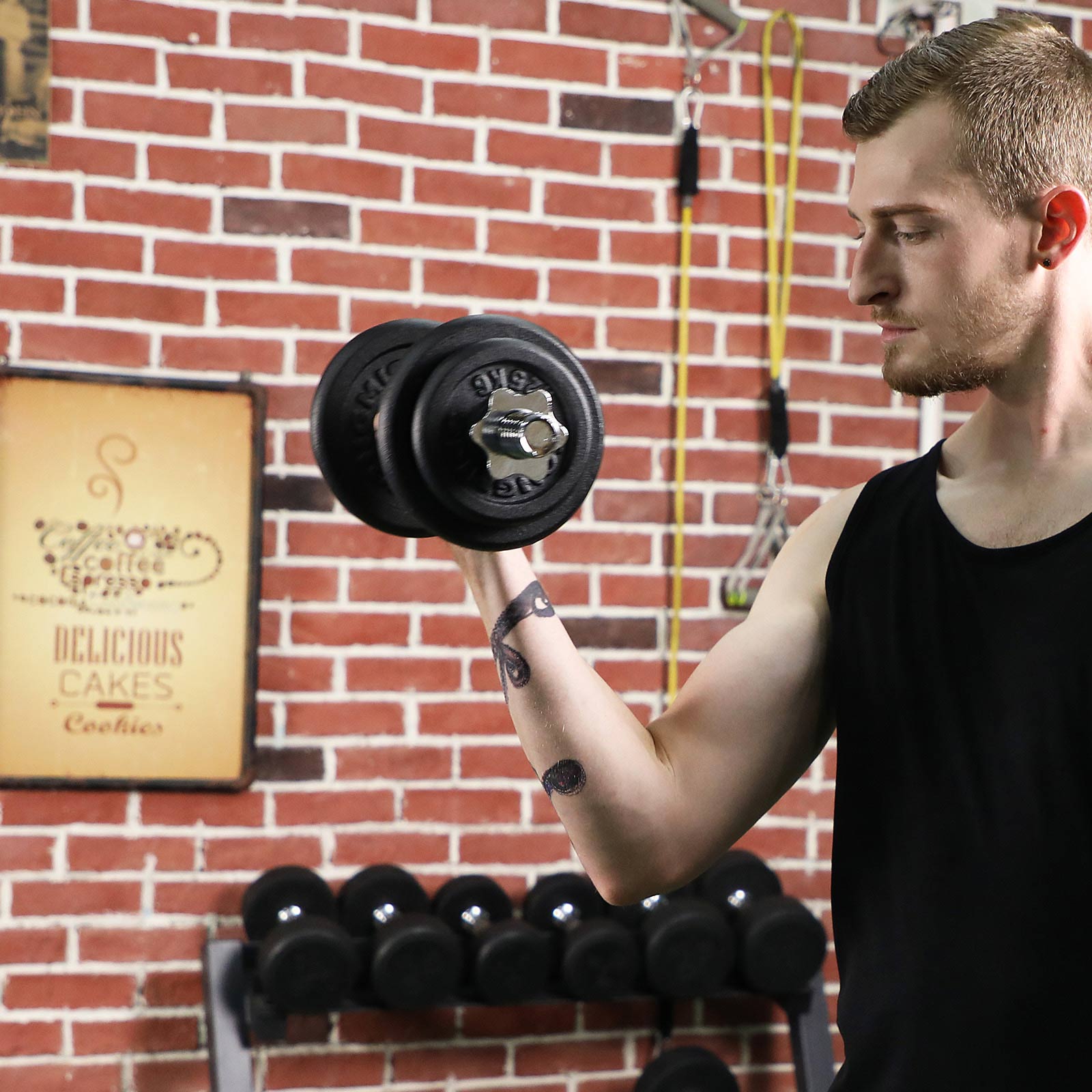 Halter set - Dumbbells set of 2 - 20 kg