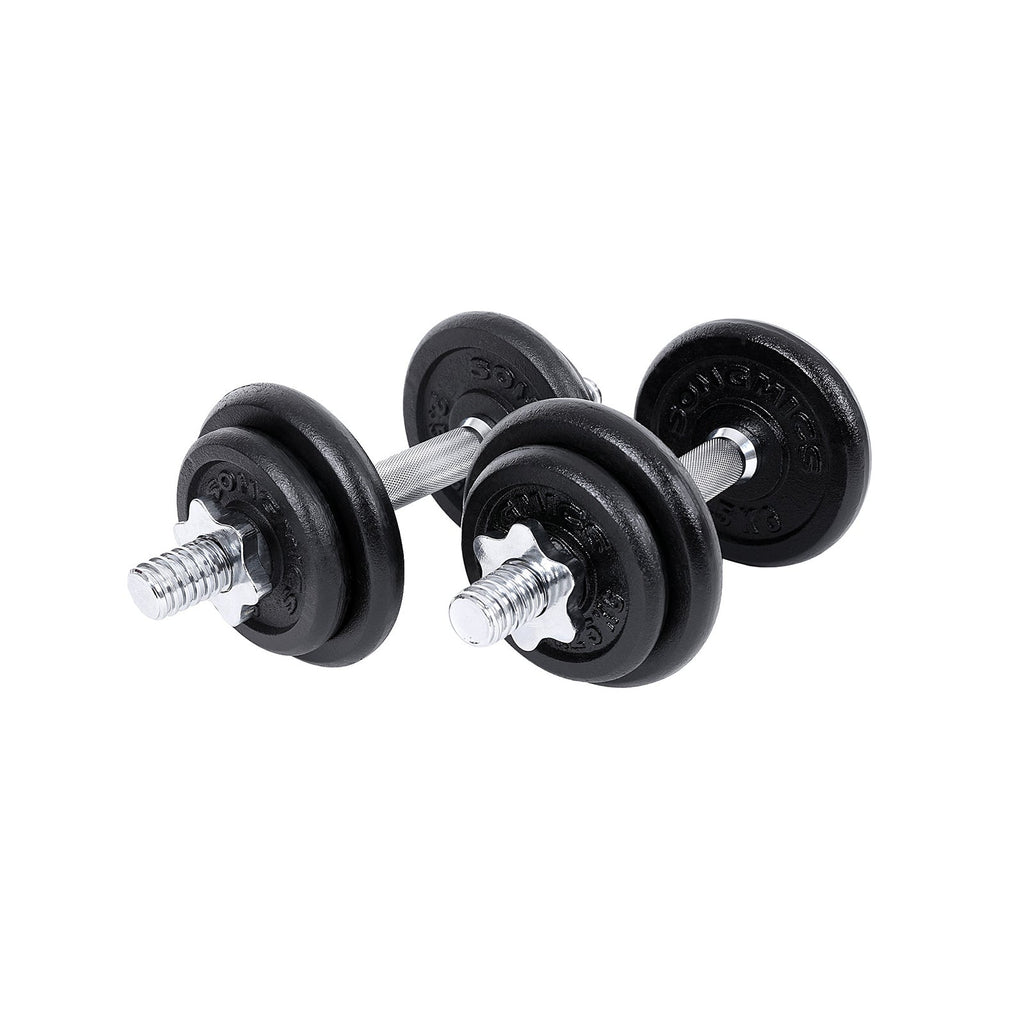 Halters - cast iron dumbbells - Set of 2 - Total 40 kg