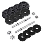 Halters - cast iron dumbbells - Set of 2 - Total 40 kg