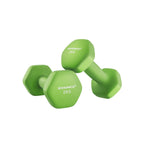 Halters - 2 weights of 2 kg - Halter set - Green