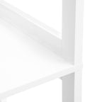 Bathroom cabinet - Detached High Cabinet - 60 x 32.5 x 154 cm - 3 open compartments - 1 drawer - 2 doors - White