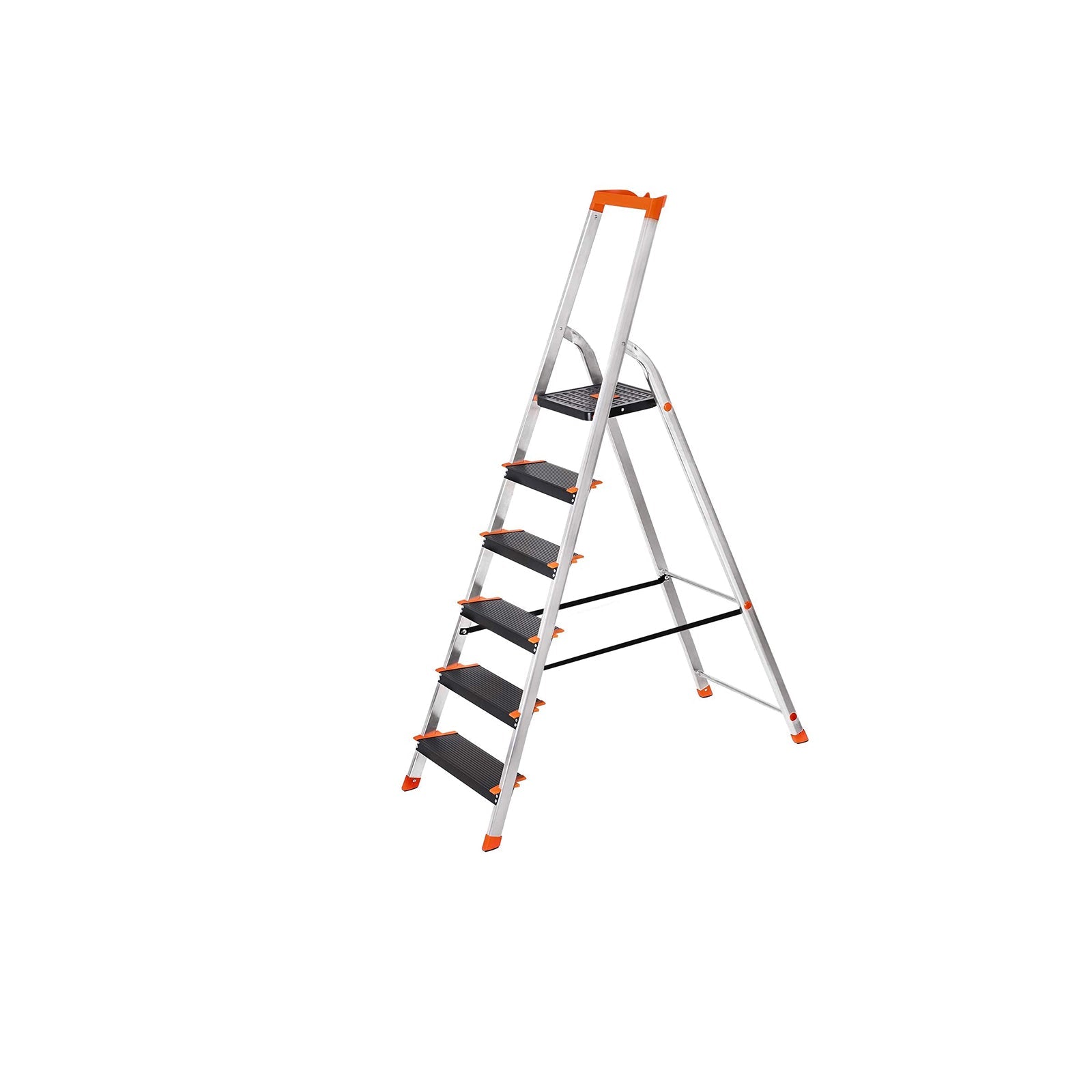 Stairladder - Folding ladder - DIY Ladder - Metal - Silver