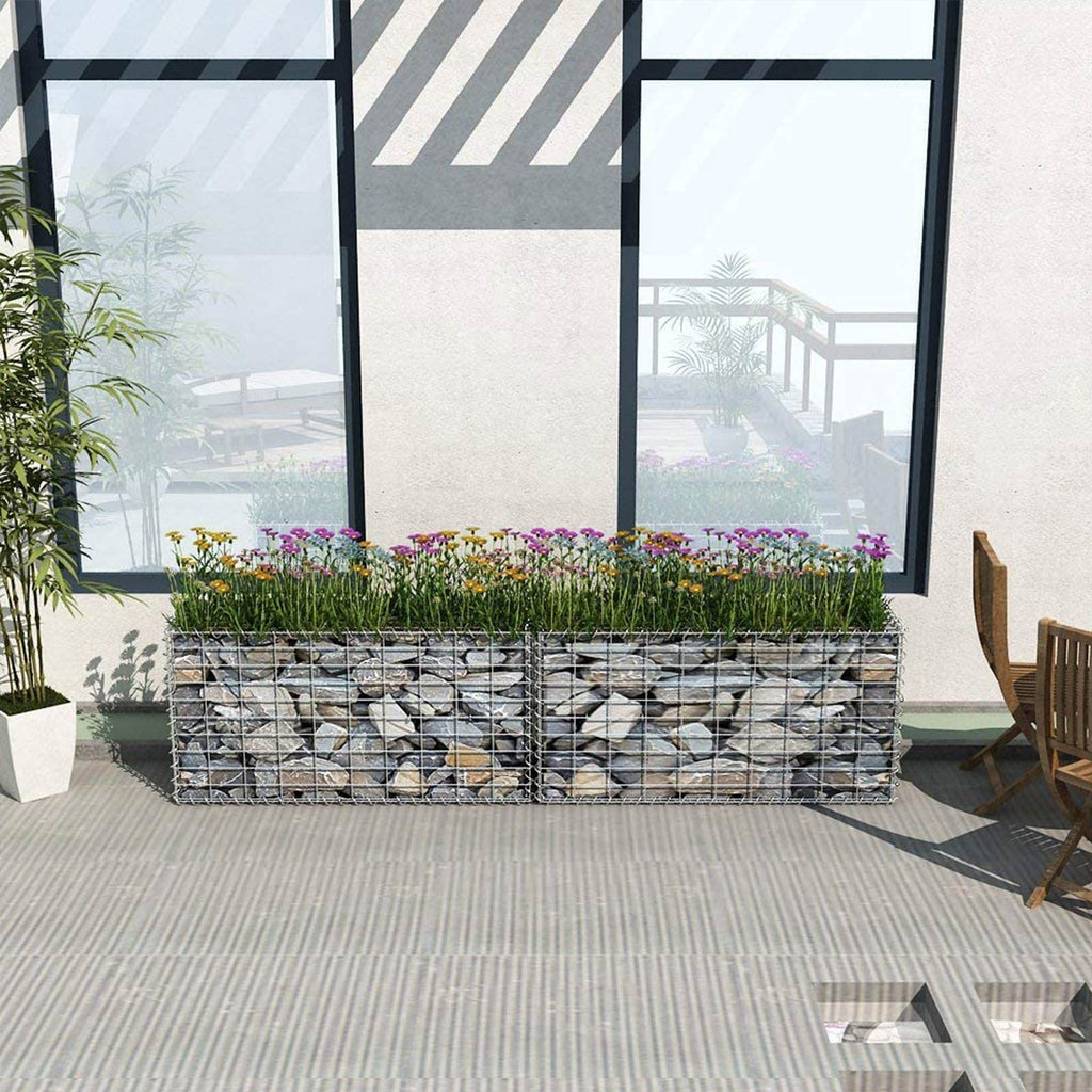 Gabion - Steenkorf - 100 x 50 x 50 cm - galvanized