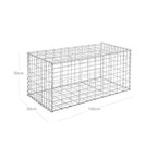 Gabion - Steenkorf - 100 x 50 x 50 cm - galvanized