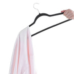 Clothing hangers - Plastic clothing hangers - Set of 30 - Black