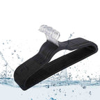 Clothing hangers - Plastic clothing hangers - Set of 30 - Black