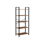 Bookcase - Industrial storage - Brown/Black