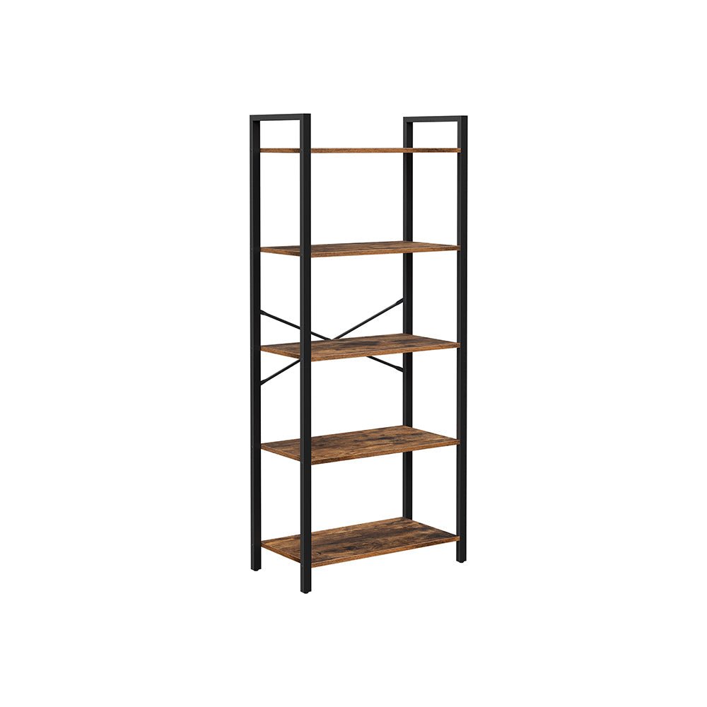 Bookcase - Industrial storage - Brown/Black