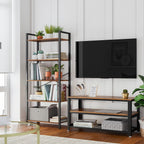 Bookcase - Industrial storage - Brown/Black