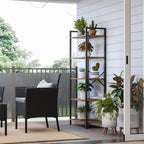 Bookcase - Industrial storage - Brown/Black