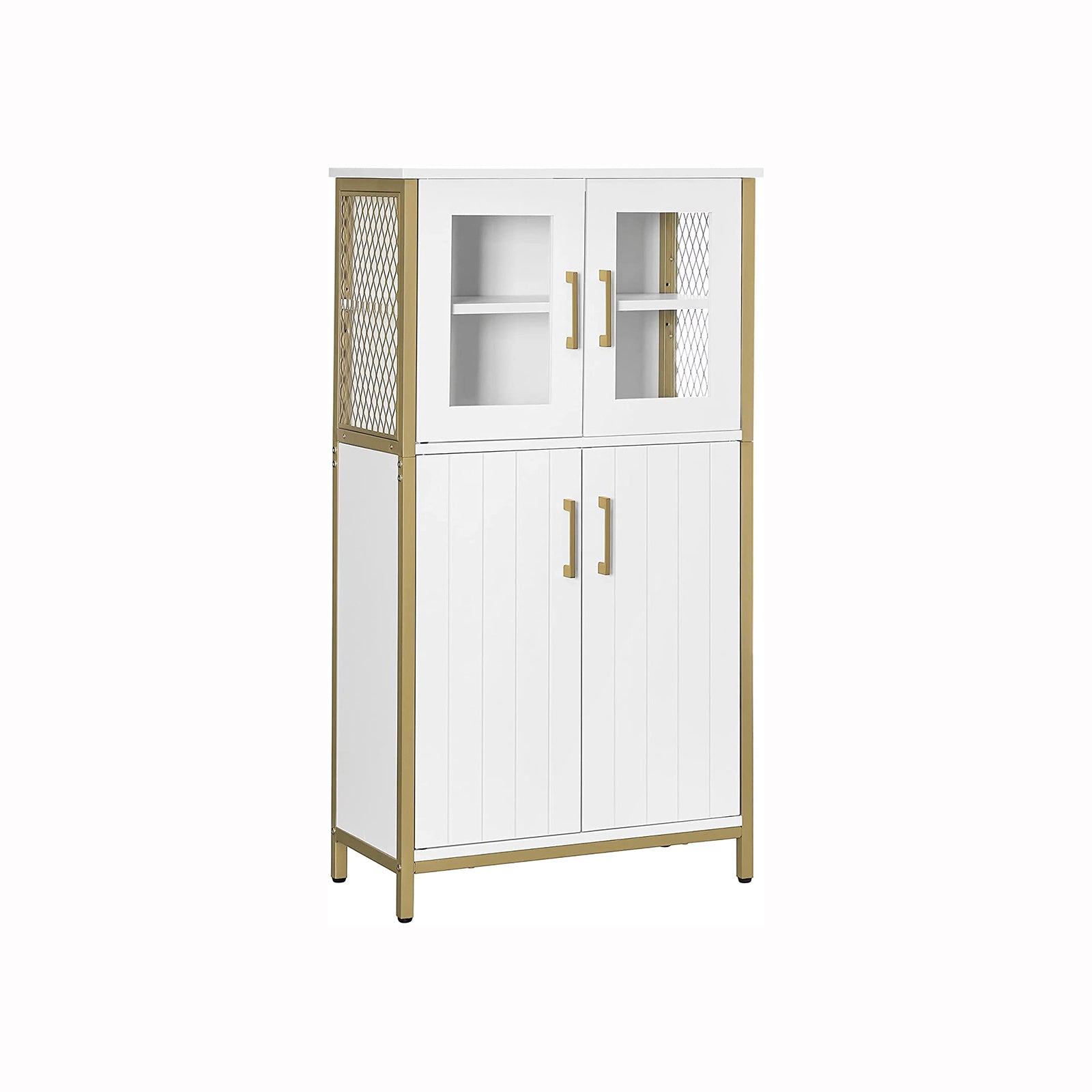 Bathroom furniture - Dresser - Storage cabinet - Adjustable board - Steel frame