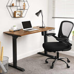 Electric desk - height adjustable - Wooden top
