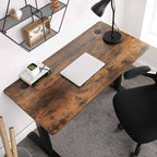 Electric desk - height adjustable - Wooden top