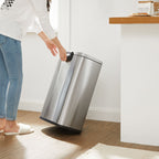 Garbage bin - Pedal bin - 50l - Stainless steel - Softclose - airtight - plastic inner bucket
