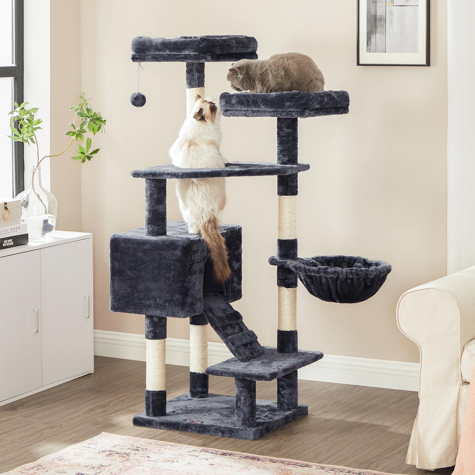 Scratching post - smoky gray